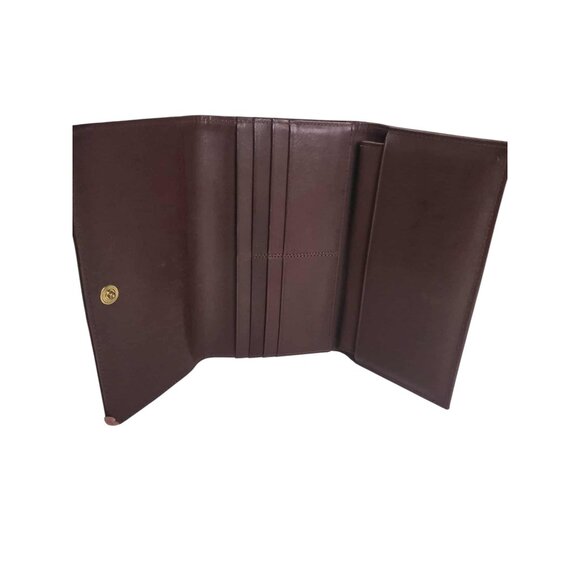 COACH TRIBECA Wallet in chocolate brown with checkbook holder - Picture 6 of 6